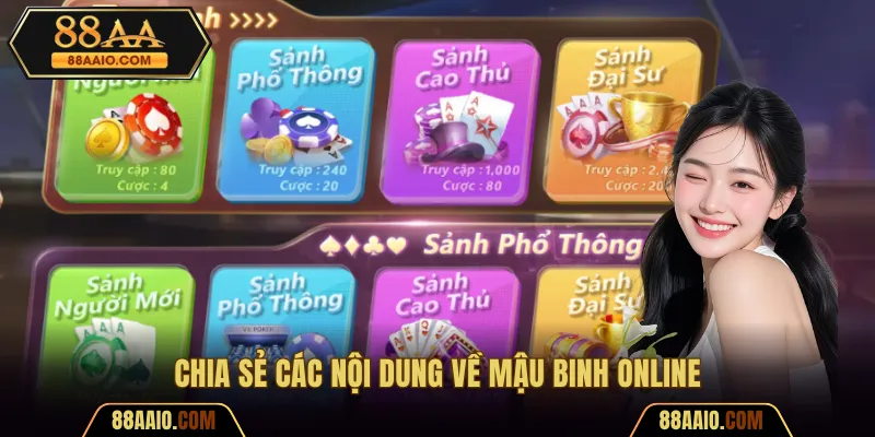 Chia sẻ các nội dung về Mậu binh online