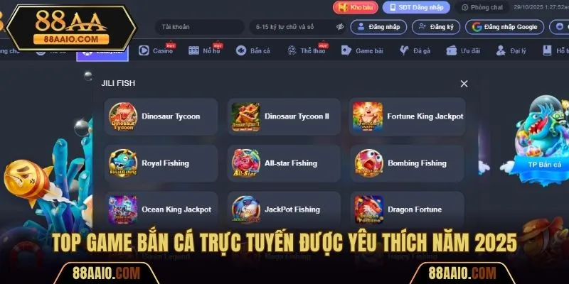 Một vài game săn cá online hay nên trải nghiệm